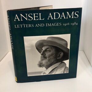 Ansel Adams First Edition Coffee Table Book 1988 letters and photos photography
